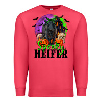 Cardinal spooky heifer black angus Premium Sweatshirt - RanaPortraitStore