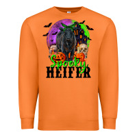 Carrot spooky heifer black angus Premium Sweatshirt - RanaPortraitStore