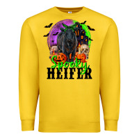 Lemon spooky heifer black angus Premium Sweatshirt - RanaPortraitStore