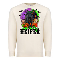 Sandshell spooky heifer black angus Premium Sweatshirt - RanaPortraitStore