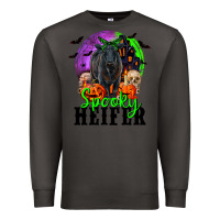 Smoke spooky heifer black angus Premium Sweatshirt - RanaPortraitStore