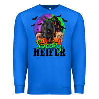 True Royal spooky heifer black angus Premium Sweatshirt - RanaPortraitStore