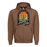Chestnut Arizona Bay Swim Team Zipper Hoodie - DesigneFamous