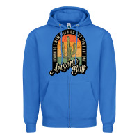 True Royal Arizona Bay Swim Team Zipper Hoodie - DesigneFamous