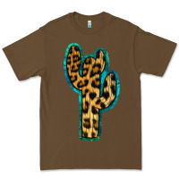 Cacao Turquoise Leopard Cactus Premium Tee - RanaPortraitStore