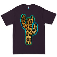 Plum Turquoise Leopard Cactus Premium Tee - RanaPortraitStore