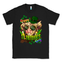 Black St. Patrick's Day Cow Classic Tee - HowdyJamesFarm