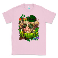 Bubblegum Pink St. Patrick's Day Cow Classic Tee - HowdyJamesFarm