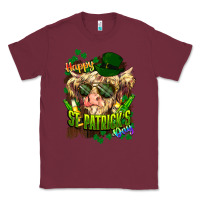 Burgundy St. Patrick's Day Cow Classic Tee - HowdyJamesFarm