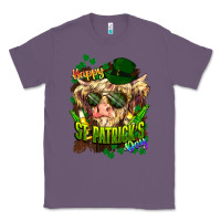 Lavender St. Patrick's Day Cow Classic Tee - HowdyJamesFarm