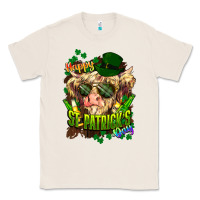 Natural St. Patrick's Day Cow Classic Tee - HowdyJamesFarm