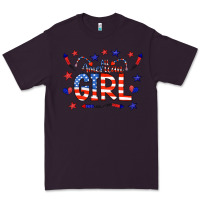 Plum all american girl doodle letters Premium Tee - CowCowDesign