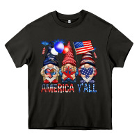 Asphalt America y'all with gnomies Heavy Core Tee - HowdyJamesFarm