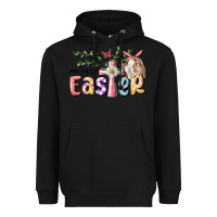 Black My First Easter Bunny Heavyweight Hoodie - RanaPortraitStore