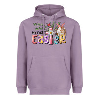 Lavender My First Easter Bunny Heavyweight Hoodie - RanaPortraitStore