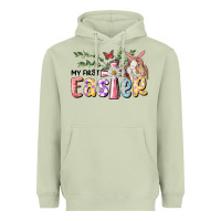 Matcha My First Easter Bunny Heavyweight Hoodie - RanaPortraitStore