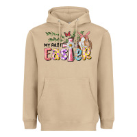 Mushroom My First Easter Bunny Heavyweight Hoodie - RanaPortraitStore