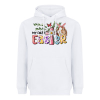 White My First Easter Bunny Heavyweight Hoodie - RanaPortraitStore