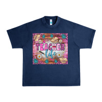 Navy teacher life tumbler Urban Heavy Tee - BundleAndBundleShop