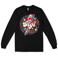 Black Western Gigi Patriotic 4th of July Long Sleeve Tee - LillyAllenDesigns