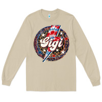 Mushroom Western Gigi Patriotic 4th of July Long Sleeve Tee - LillyAllenDesigns