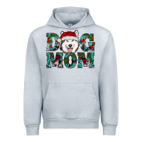 Heather Grey Christmas Dog Mom Husky Urban Hoodie - RanaPortraitStore