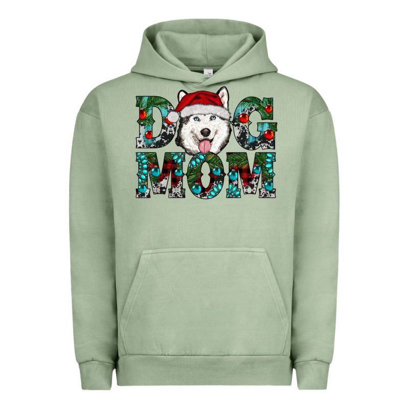 Christmas Dog Mom Husky Urban Hoodie by RanaPortraitStore | Teevron
