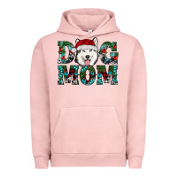Pigment Salmon Christmas Dog Mom Husky Urban Hoodie - RanaPortraitStore