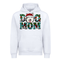 White Christmas Dog Mom Husky Urban Hoodie - RanaPortraitStore