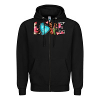 Black gemstone love Zipper Hoodie - JahusDesignShop