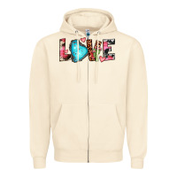 Sandshell gemstone love Zipper Hoodie - JahusDesignShop