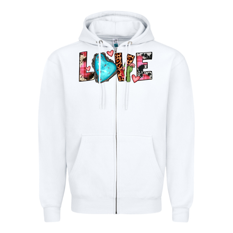 Gemstone Love Zipper Hoodie by JahusDesignShop | Teevron