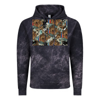 Cloud Black Dog Pattern Vintage Hoodie - CowhideDigitalArt