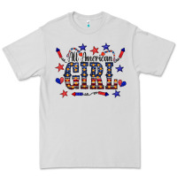 Dove Grey All American Girl Premium Tee - CowCowDesign