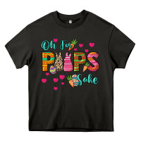 Asphalt Oh for peeps sake Easter Day Heavy Core Tee - HowdyJamesFarm