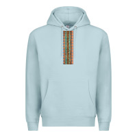 Blue Mist Fall Pattern Premium Hoodie - Artiststas