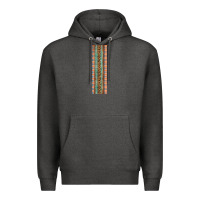 Charcoal Heather Fall Pattern Premium Hoodie - Artiststas