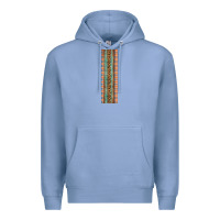 Colony Blue Fall Pattern Premium Hoodie - Artiststas