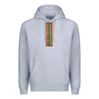 Heather Grey Fall Pattern Premium Hoodie - Artiststas