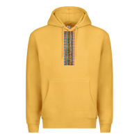 Mustard Fall Pattern Premium Hoodie - Artiststas