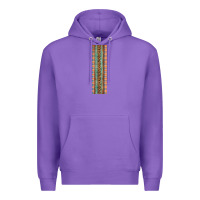 Purple Fall Pattern Premium Hoodie - Artiststas