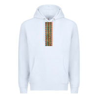 White Fall Pattern Premium Hoodie - Artiststas