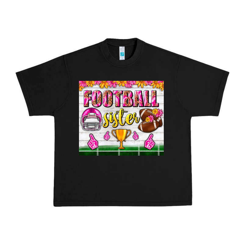 Football Sister Tumbler Urban Heavy Tee by BundleAndBundleShop | Teevron