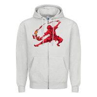 Dove Grey zuko Zipper Hoodie - DesigneFamous