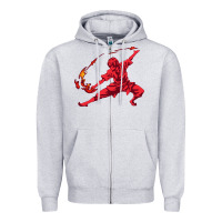 Heather Grey zuko Zipper Hoodie - DesigneFamous