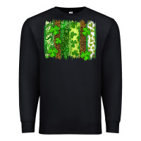 Black St Patrick's Day Brushstrokes Premium Sweatshirt - RanaPortraitStore