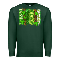Sports Green St Patrick's Day Brushstrokes Premium Sweatshirt - RanaPortraitStore