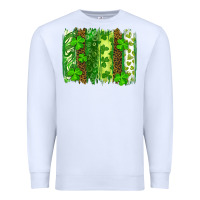 White St Patrick's Day Brushstrokes Premium Sweatshirt - RanaPortraitStore