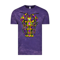 Cloud Purple mardi gras crawfish Vintage Tee - FaDigitalArtStudio