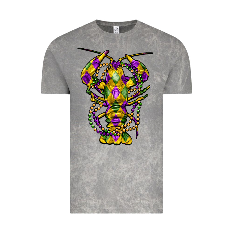 Mardi Gras Crawfish Vintage Tee by FaDigitalArtStudio | Teevron